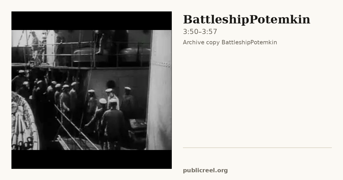 Frame from BattleshipPotemkin at 3:50