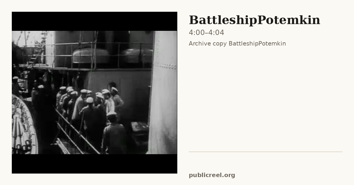 Frame from BattleshipPotemkin at 4:00