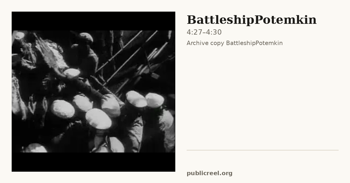 Frame from BattleshipPotemkin at 4:27
