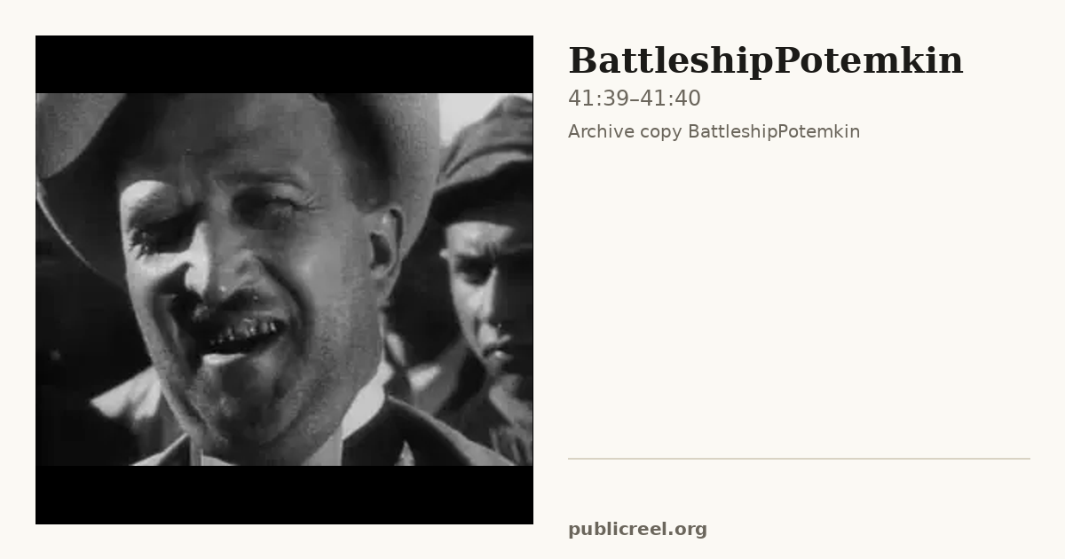 Frame from BattleshipPotemkin at 41:39