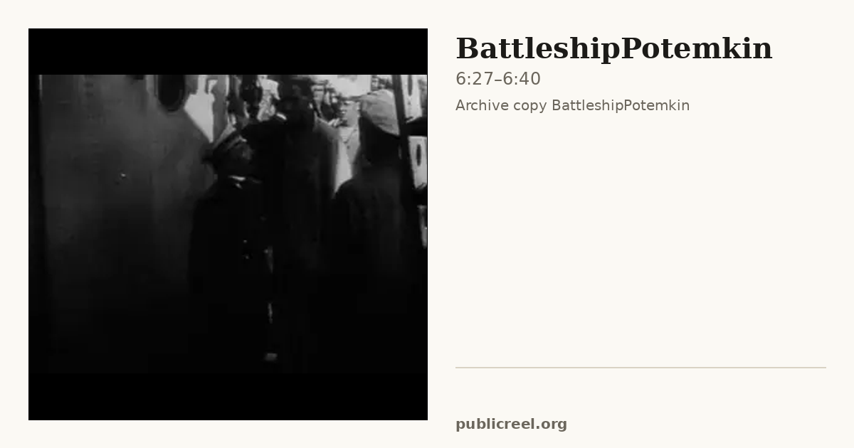Frame from BattleshipPotemkin at 6:27