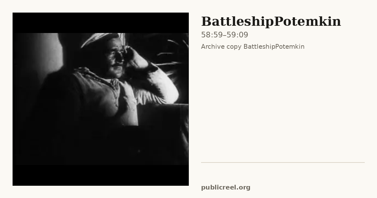 Frame from BattleshipPotemkin at 58:59